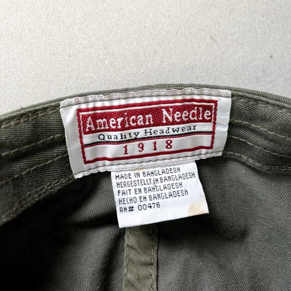 College Of Marin Hat Cap Strapback Olive Green American Needle California Logo - Picture 6 of 6